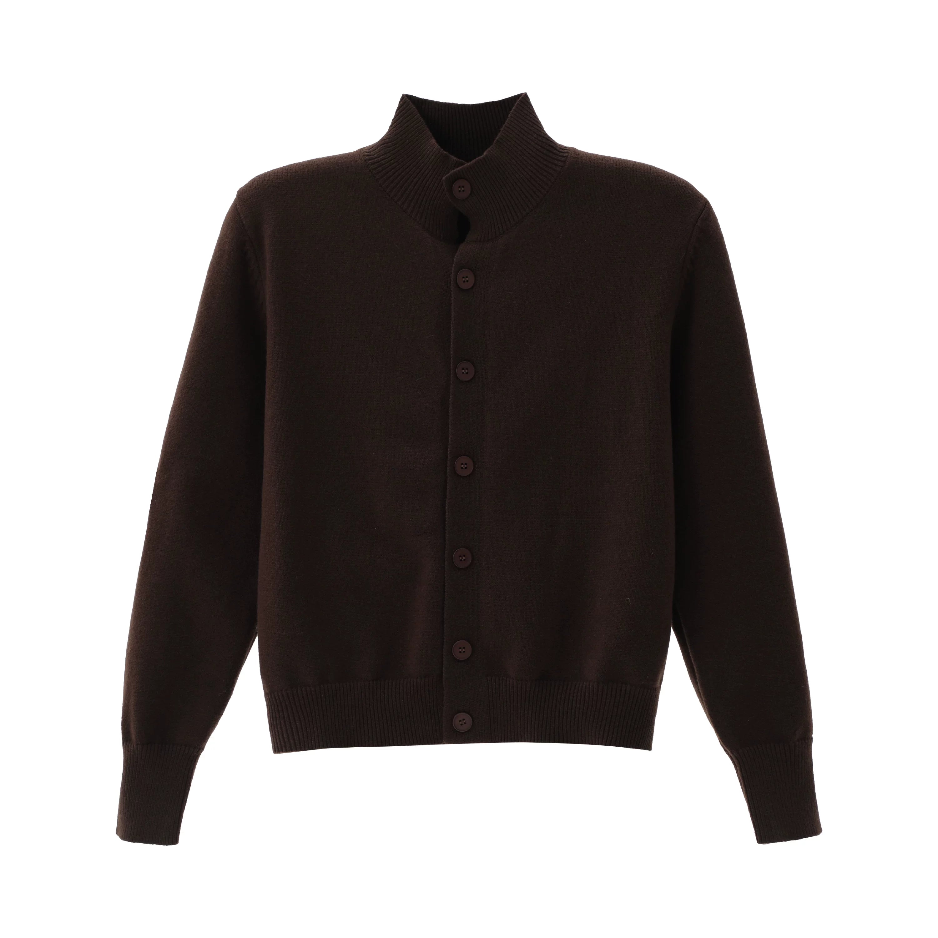 ZOZOFOREST Hourglass Stand-up Collar Thermal Sweater