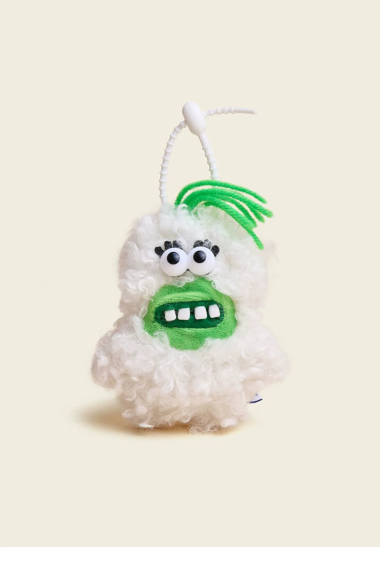 HAVEROSE Missing Teeth Plush Decorative Pendant