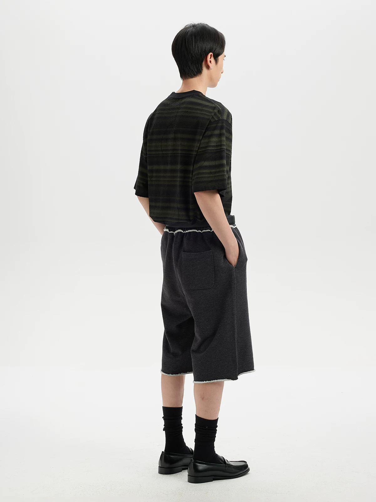 BUTTBILL Vintage Loose Curling Shorts