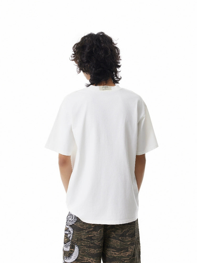 BTSG Oversize Short Sleeve Casual Versatile Basic Tee