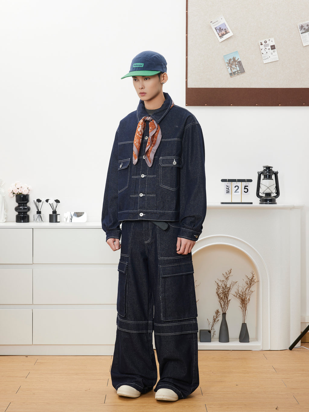 BTSG set series boxy tooling jacket jacket - scimitar jeans Set