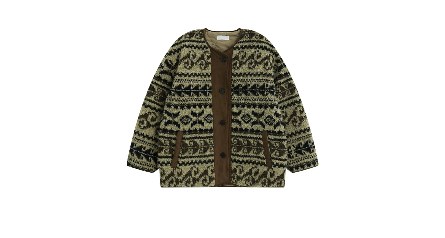 Acestudios Vintage Lamb Wool Cotton Jacket