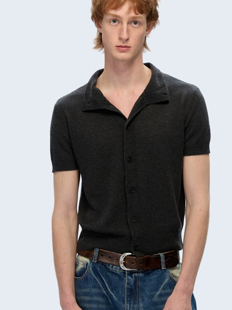 TZ Killer Soft Waxy Comfortable Lapel Cardigan