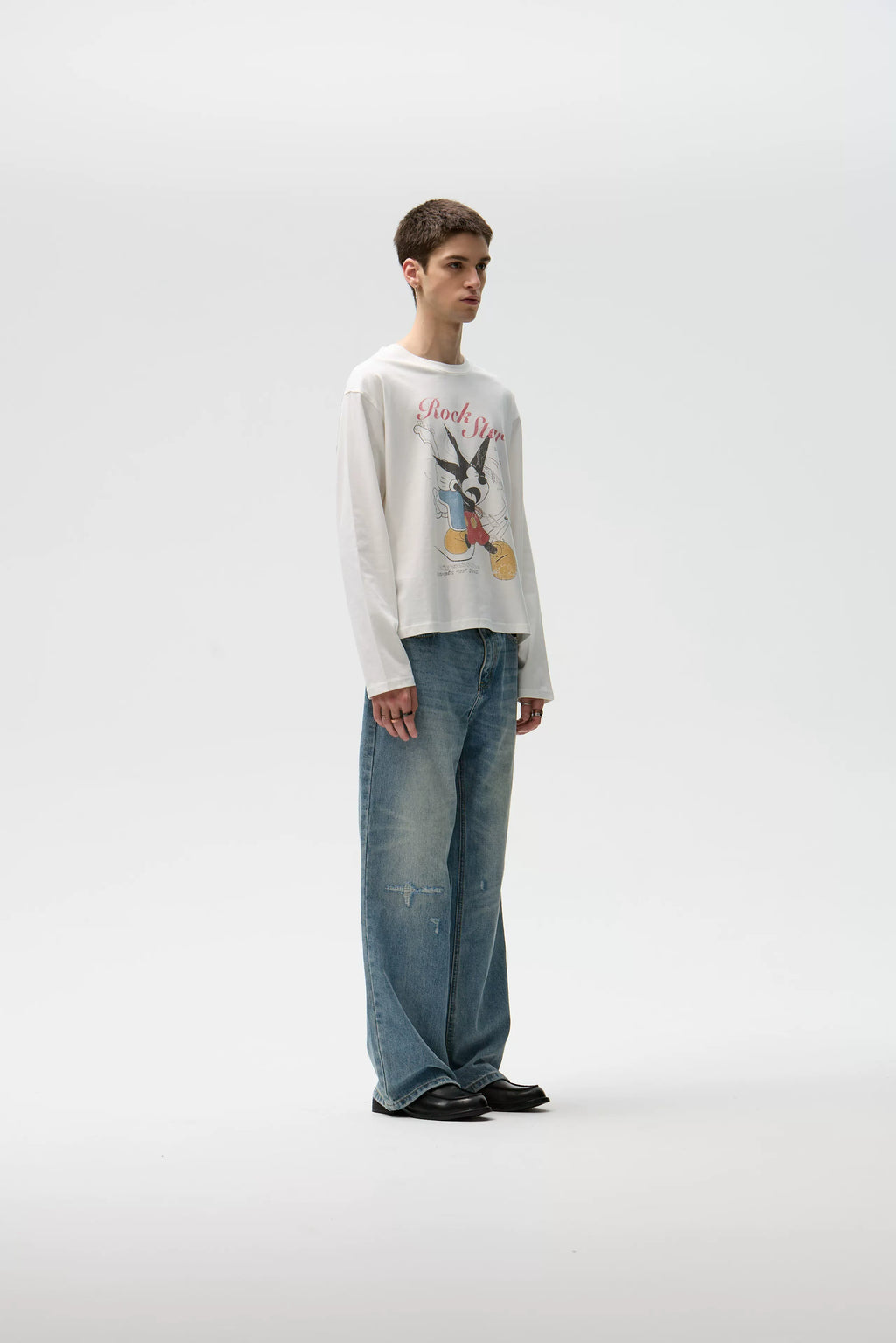 CENSMADE Mickey Old Print Long Sleeve