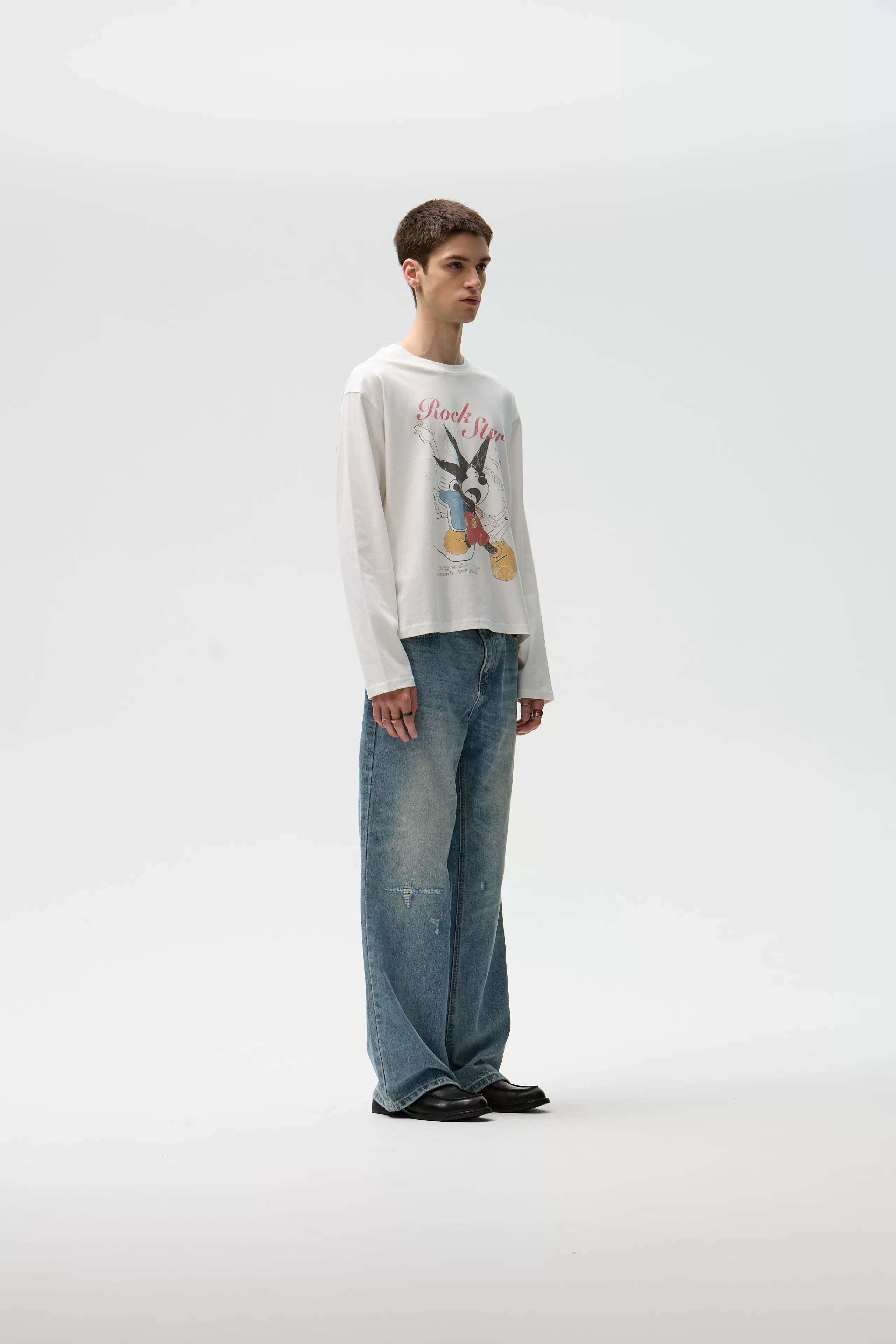 CENSMADE Mickey Old Print Long Sleeve