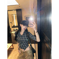 YOUNG KYLIN Waist Short Shirt