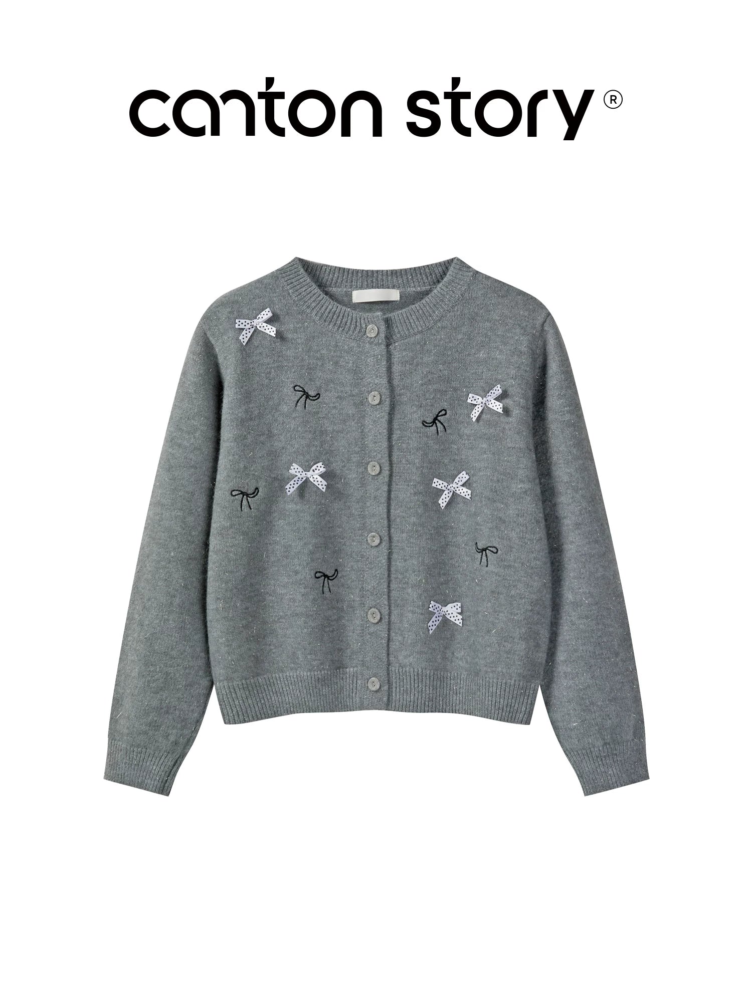 Cantonstory Knitted Cardigan Sweater