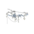 MASW Iris Pearl Enamel Haze Blue Bracelet