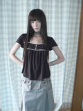Ang: Project Lace Stitching Versatile Tee