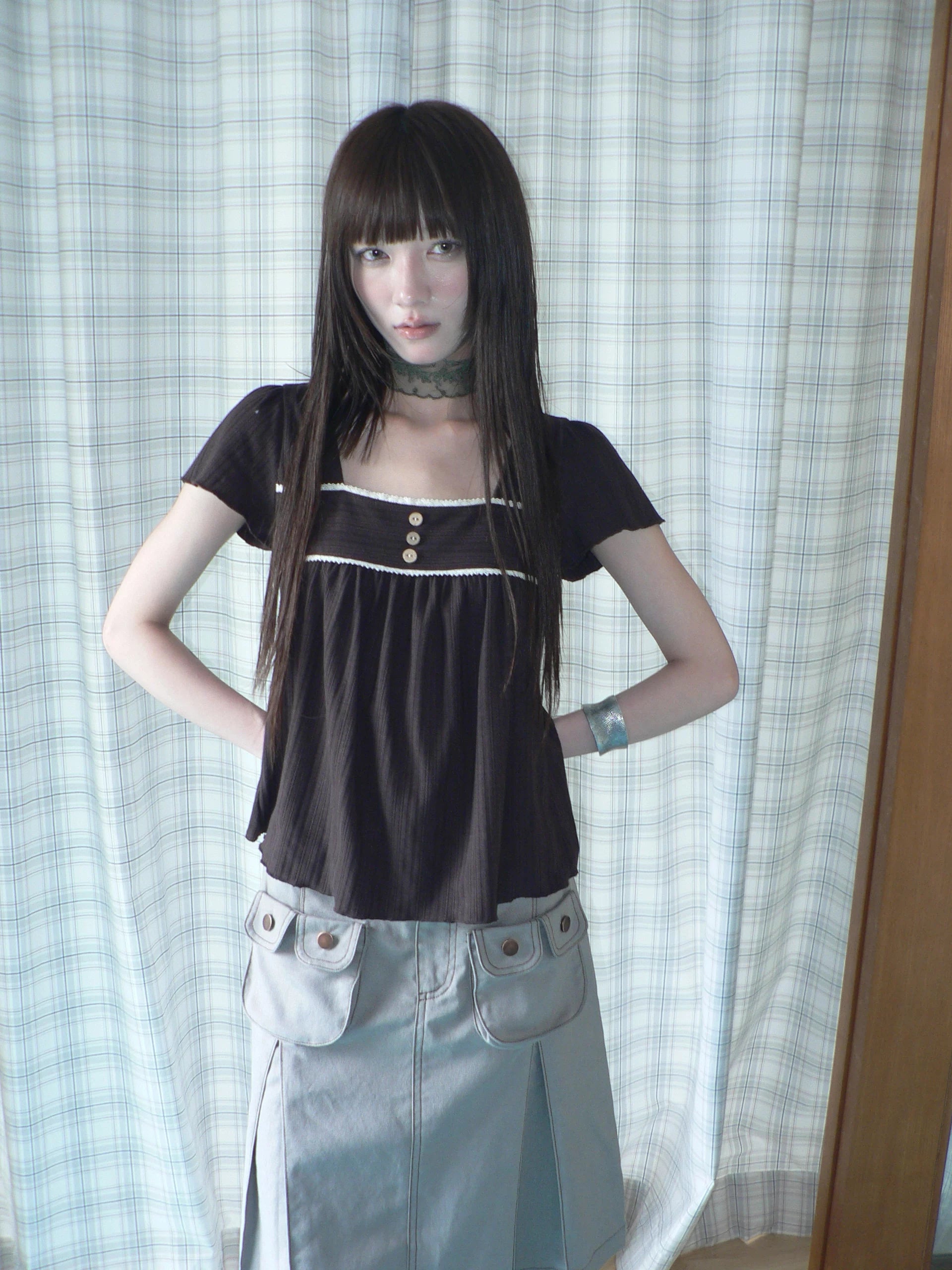 Ang: Project Lace Stitching Versatile Tee