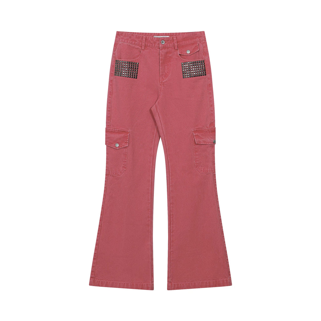 FUNKYFUN Retro Rivet Overalls