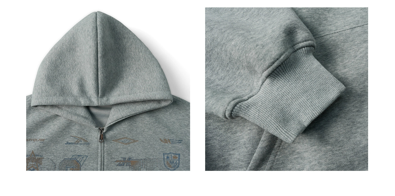 JHYQ Spring Letter Print Hoodie