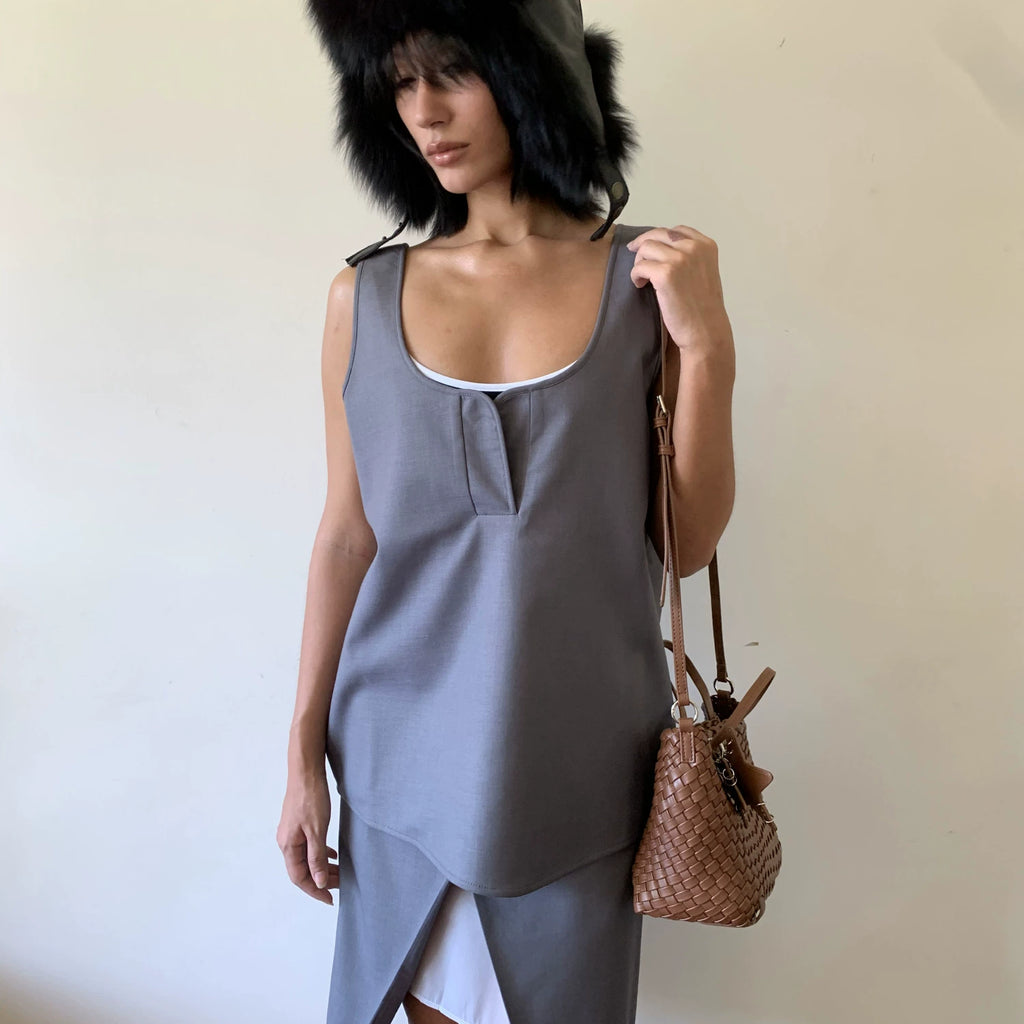 ECODAY Crossbody Knitted Tote Bag