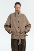 LINY LIBERTY Vintage Loose Thickened Woolen Jacket