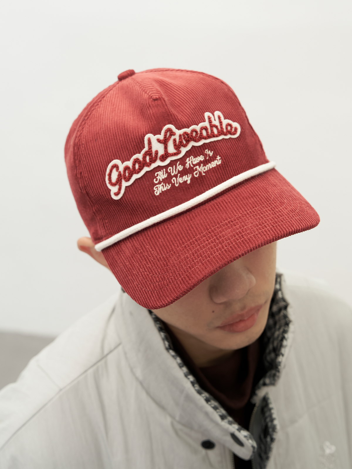 GOODLIVEABLE Retro Corduroy Thermal Cap