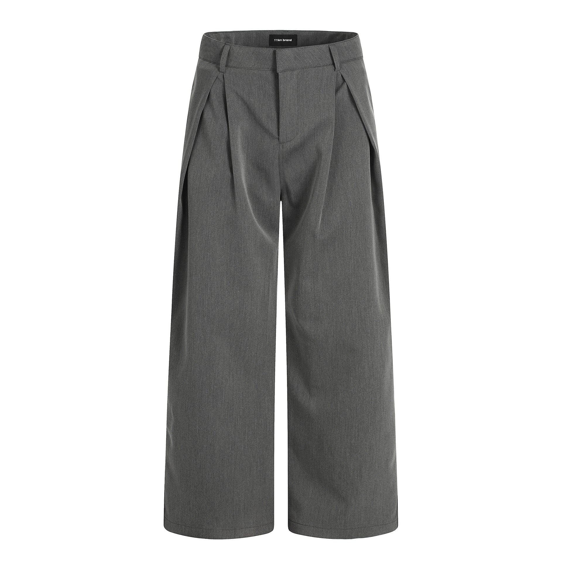 11KN Drape Pleated Loose and Thin Trousers
