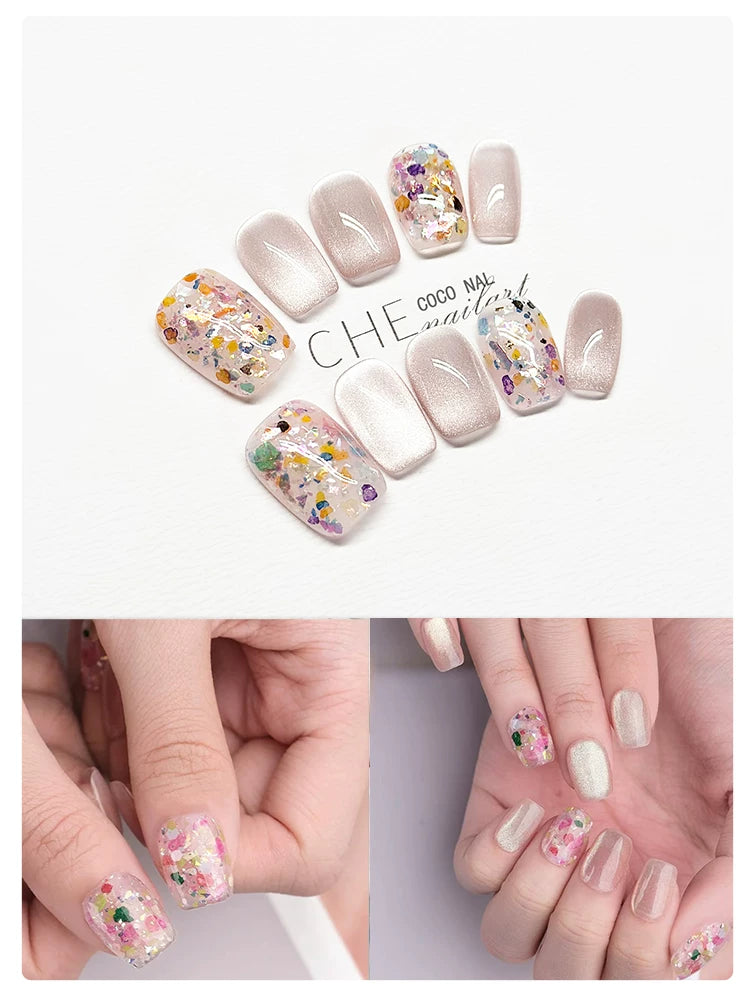COCO Light Luxury High Sense White Hand-worn Armor
