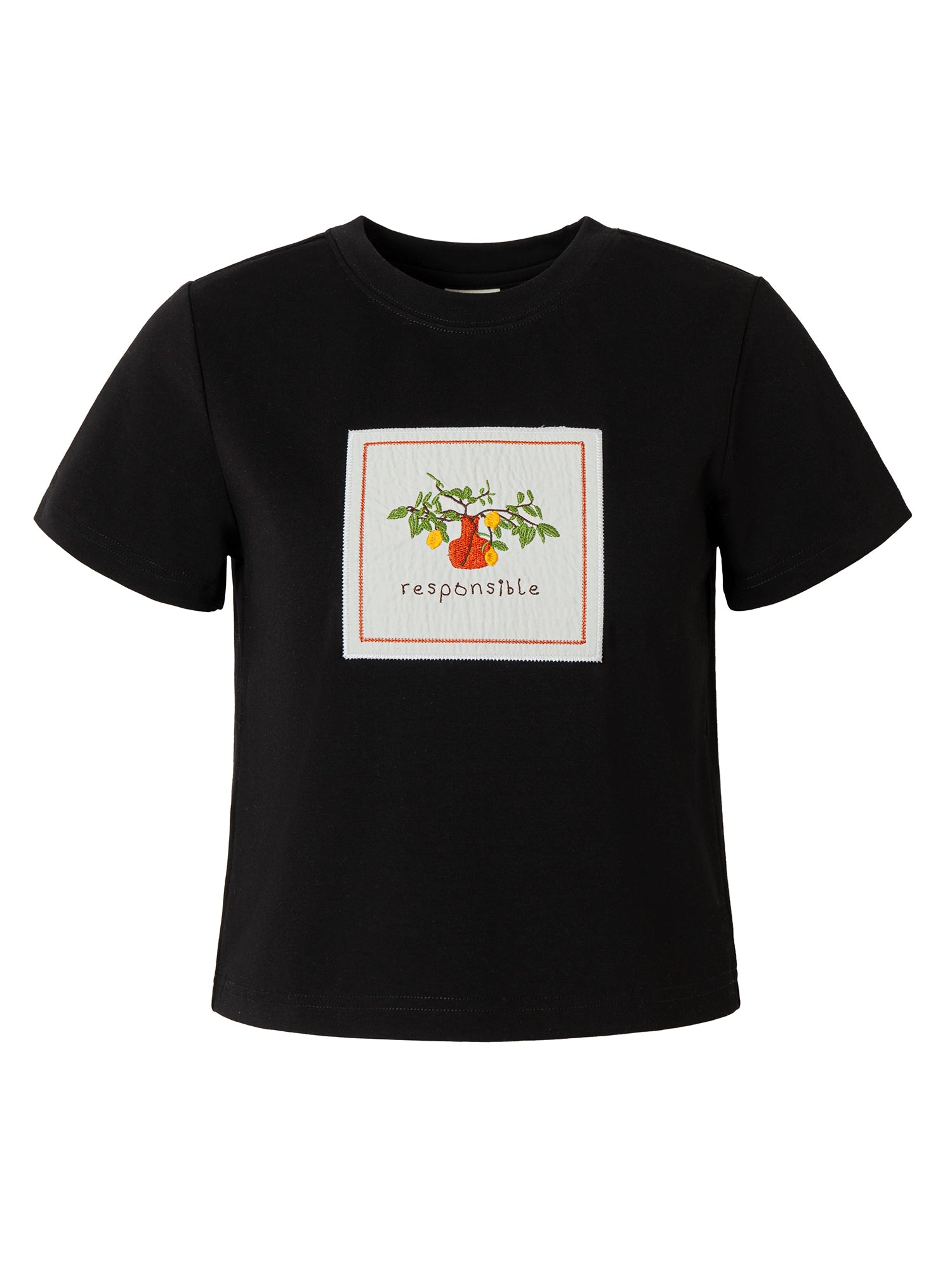 RPB BRAND Vase Vintage Sticker Embroidery Tee