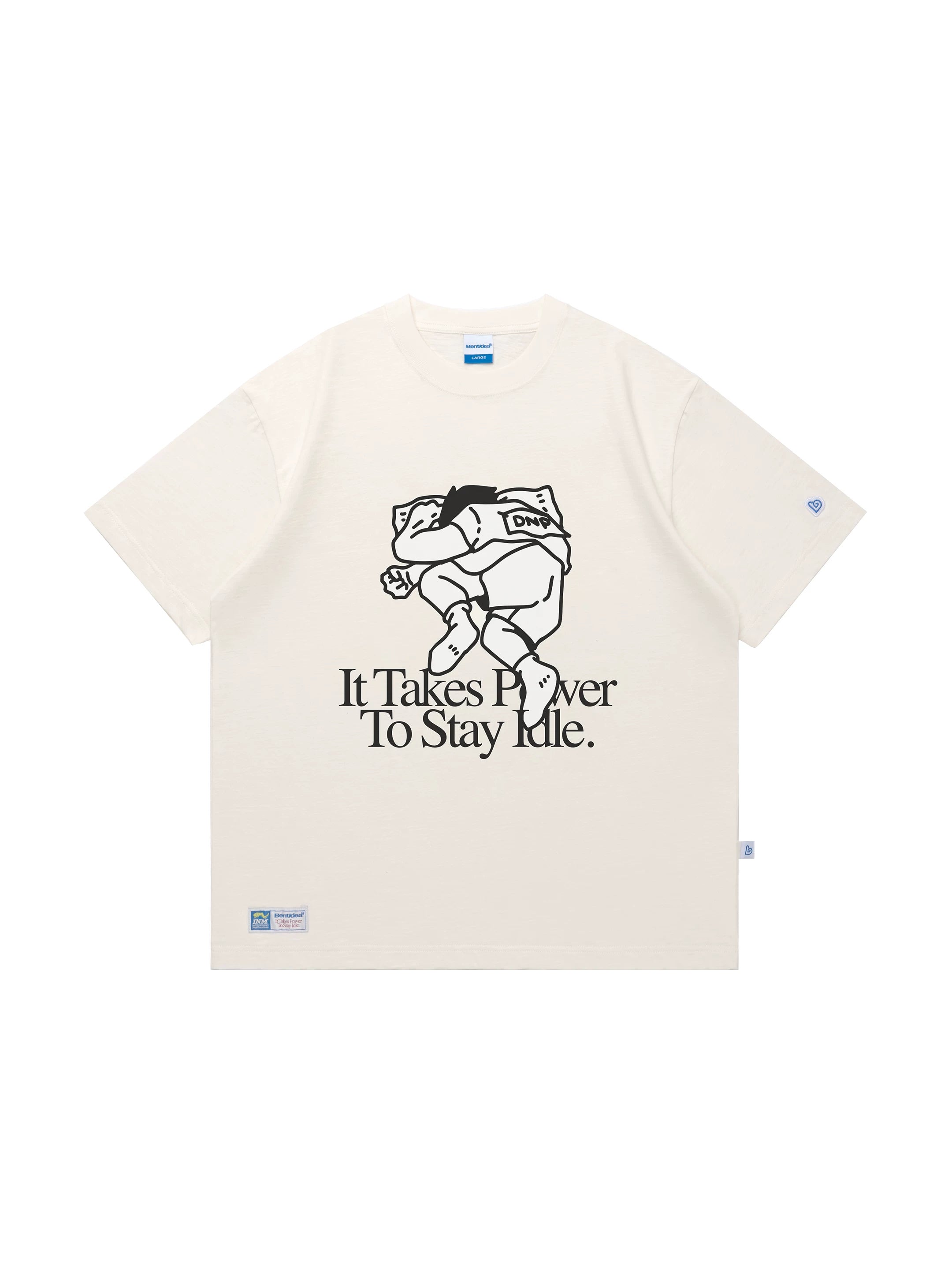 BENT IDEA Skin-friendly Breathable Casual Tee