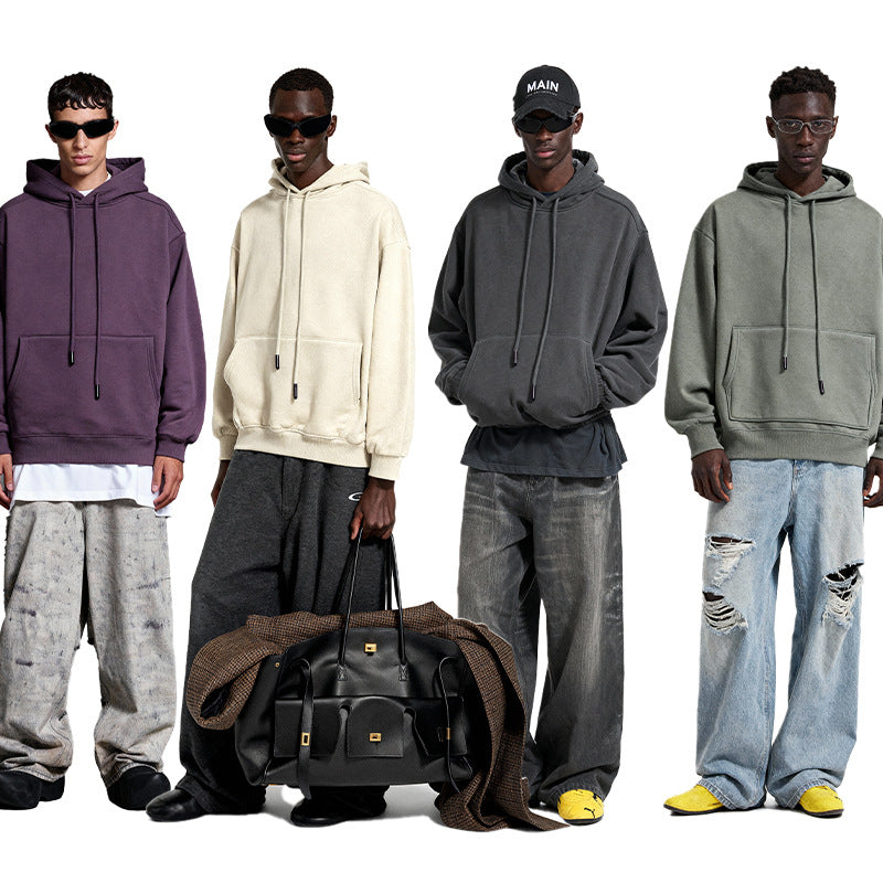 Inflation Casual Versatile Fleece Hooded Sweater