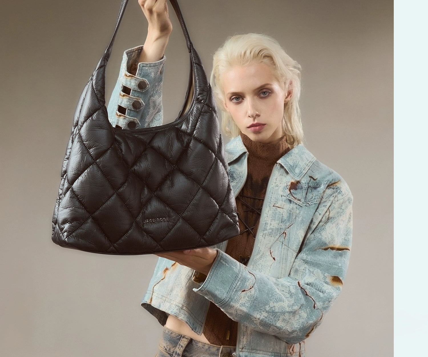 JACD Large Capacity Casual Pendant Shoulder Bag