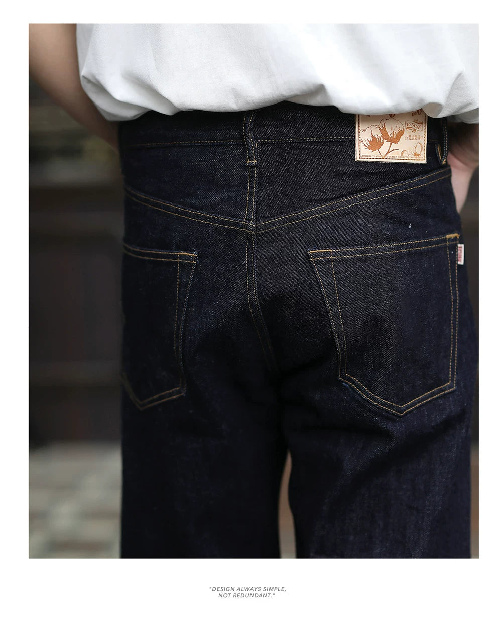 Mbbcar Retro High Waist Straight Jeans