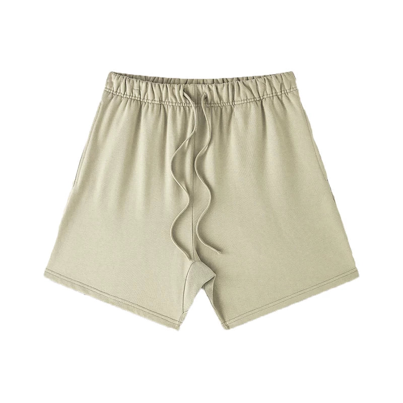 Blank: Map Casual Loose Straight Five-point Pants