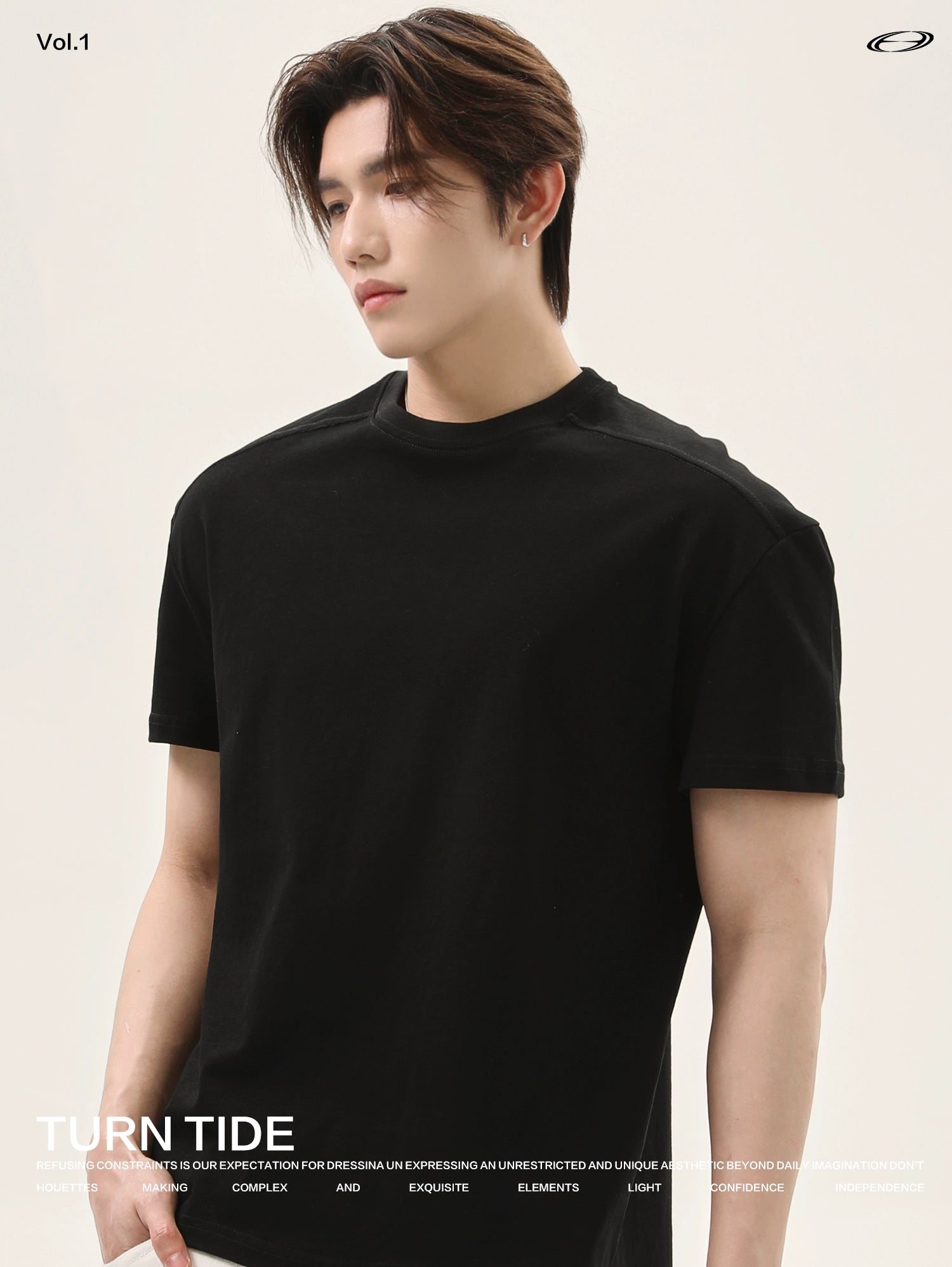 TURNTIDE Casual Versatile Loose Tee