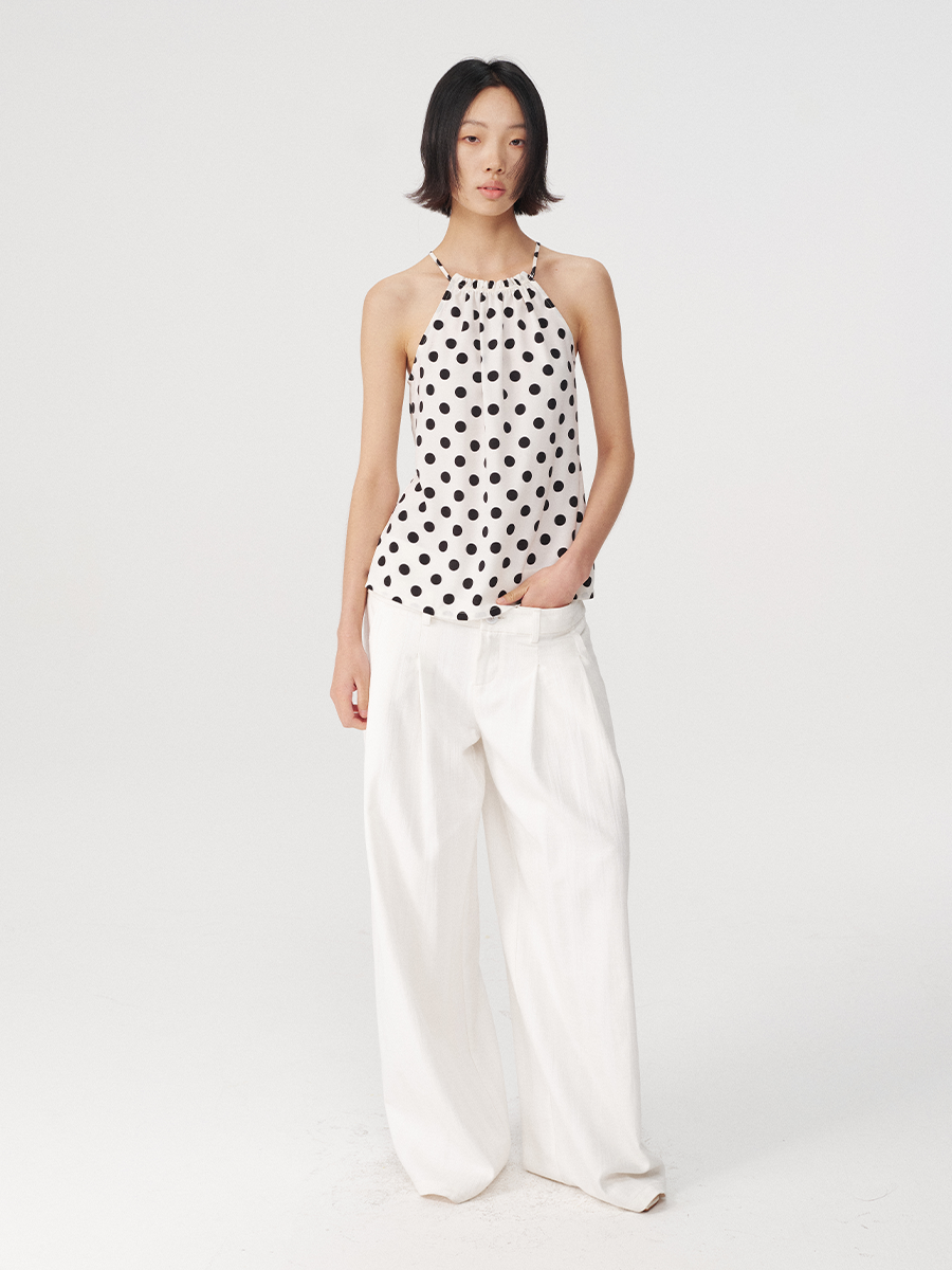 JCAESAR Polka Dot Sling Vest