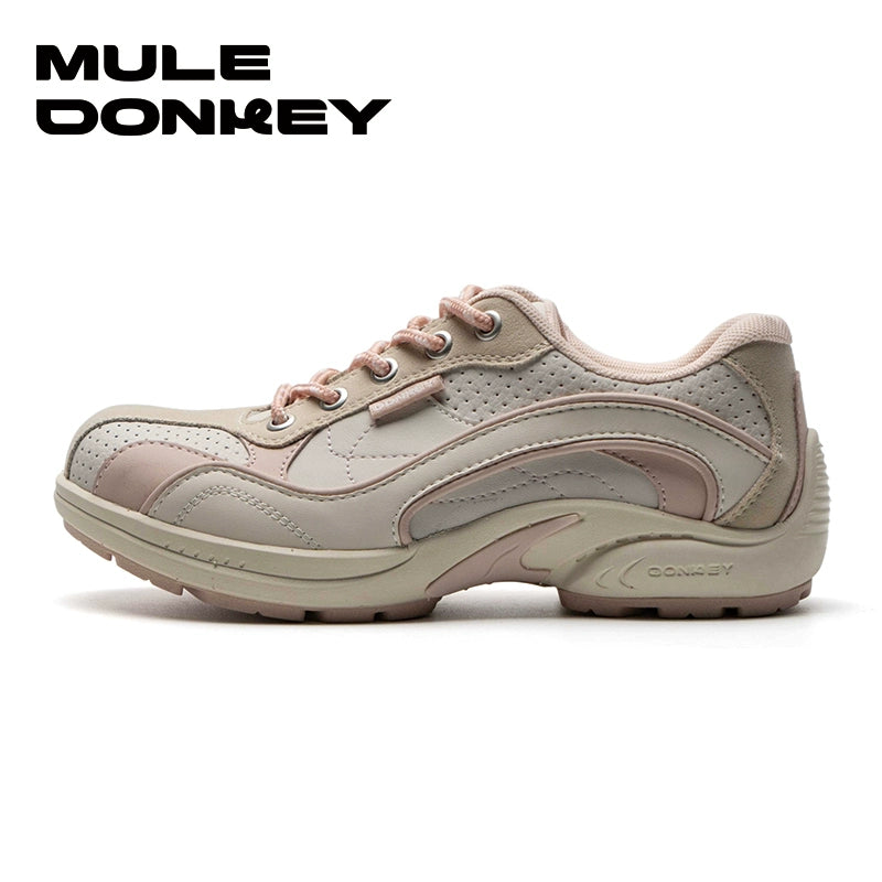 Donkey Heightening Casual Retro Racing Shoes