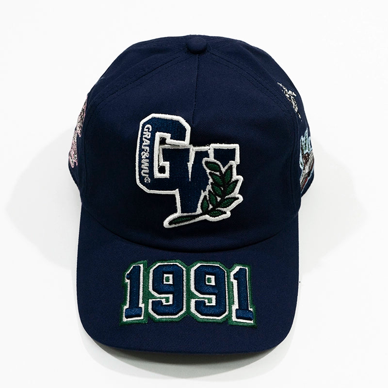 GRAF Heavy Three-dimensional Embroidered Badge Baseball Cap
