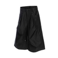 BLACKLISTS riveted pleated cropped trousers