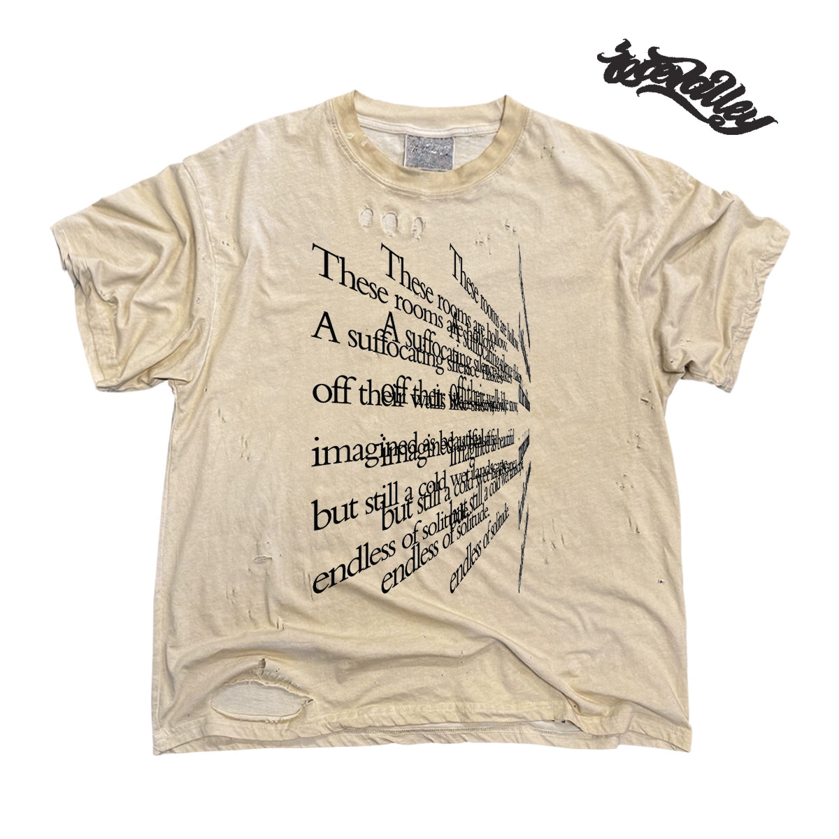 Wang Youbing Studio! DEEP DAMAGE 260g 100% Cotton Tee