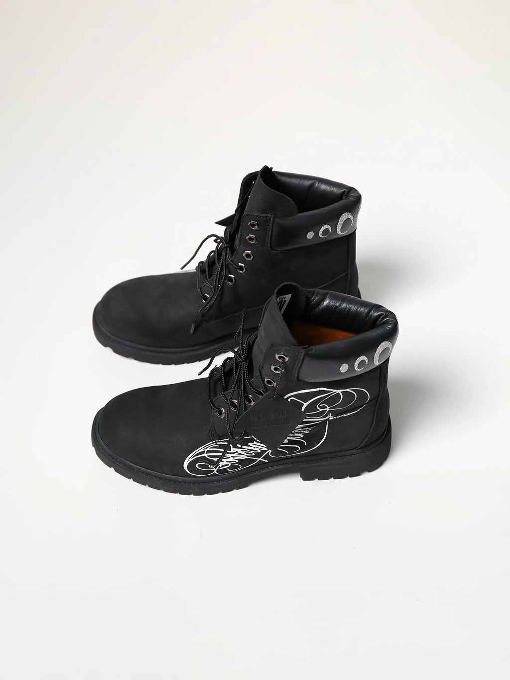 KARMANISTIC Vintage High-top Cowhide Frosted Heightening Boots