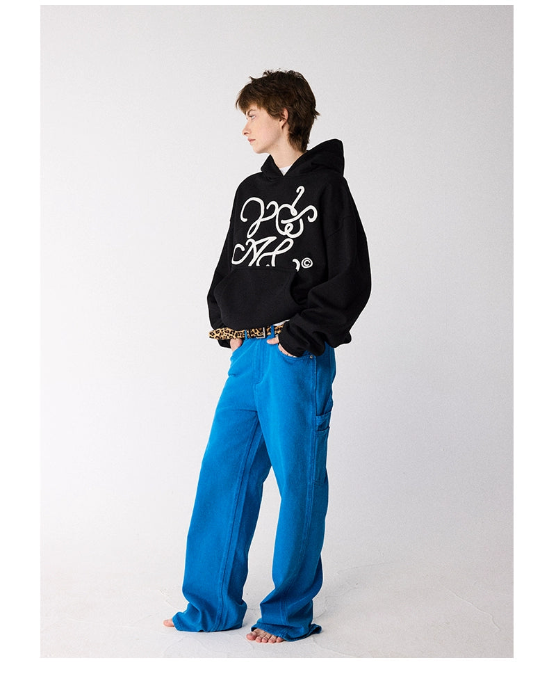 CRICLE Rotary Letter Hooded Sweater