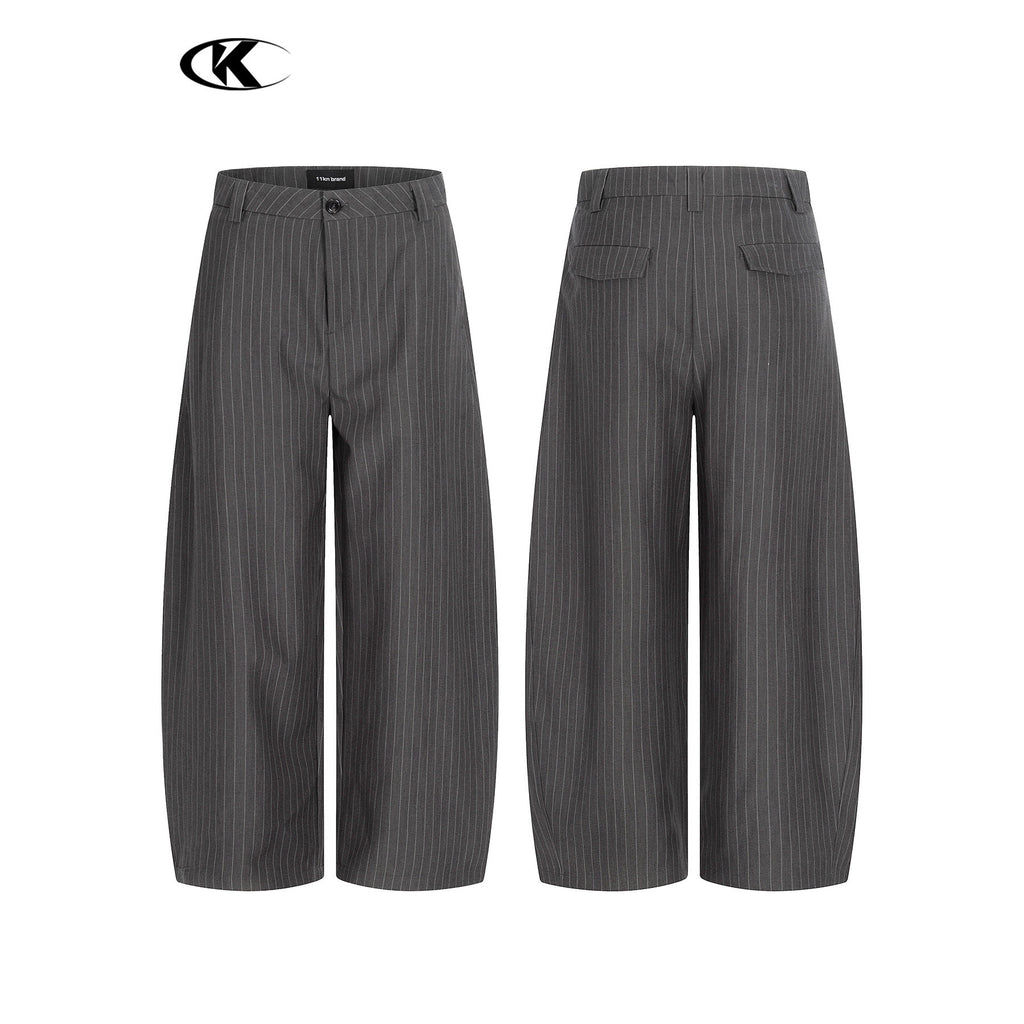 11KN Grey Striped Scimitar Trousers
