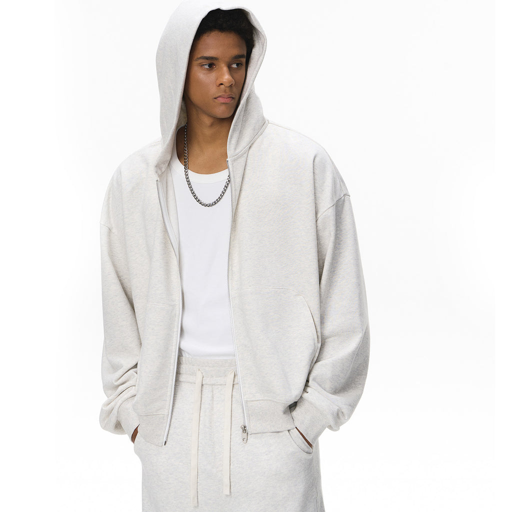 Inflation Short Knit Hooded Jacket
