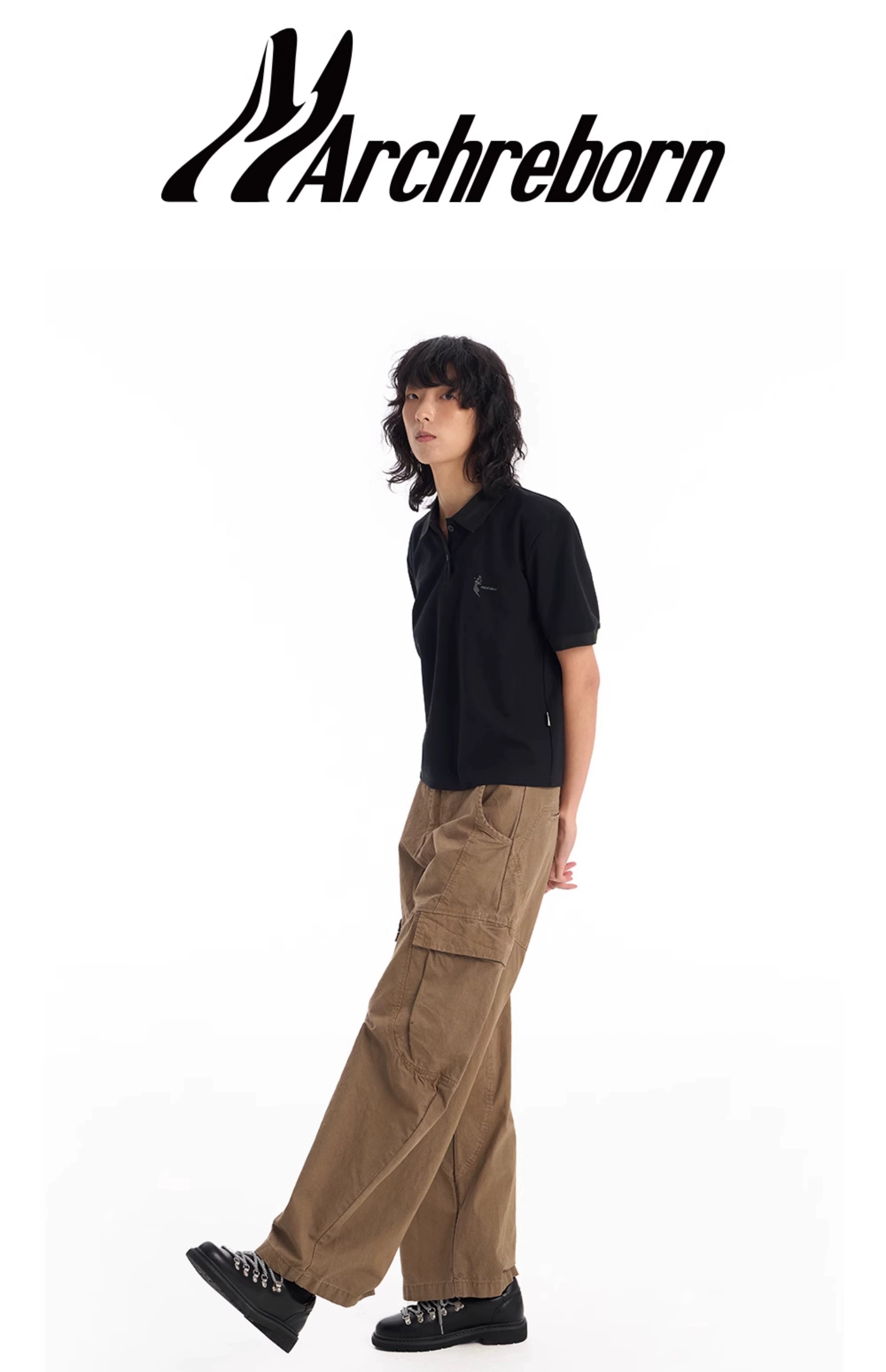 March Embroidered Flying Man Basic POLO Shirt