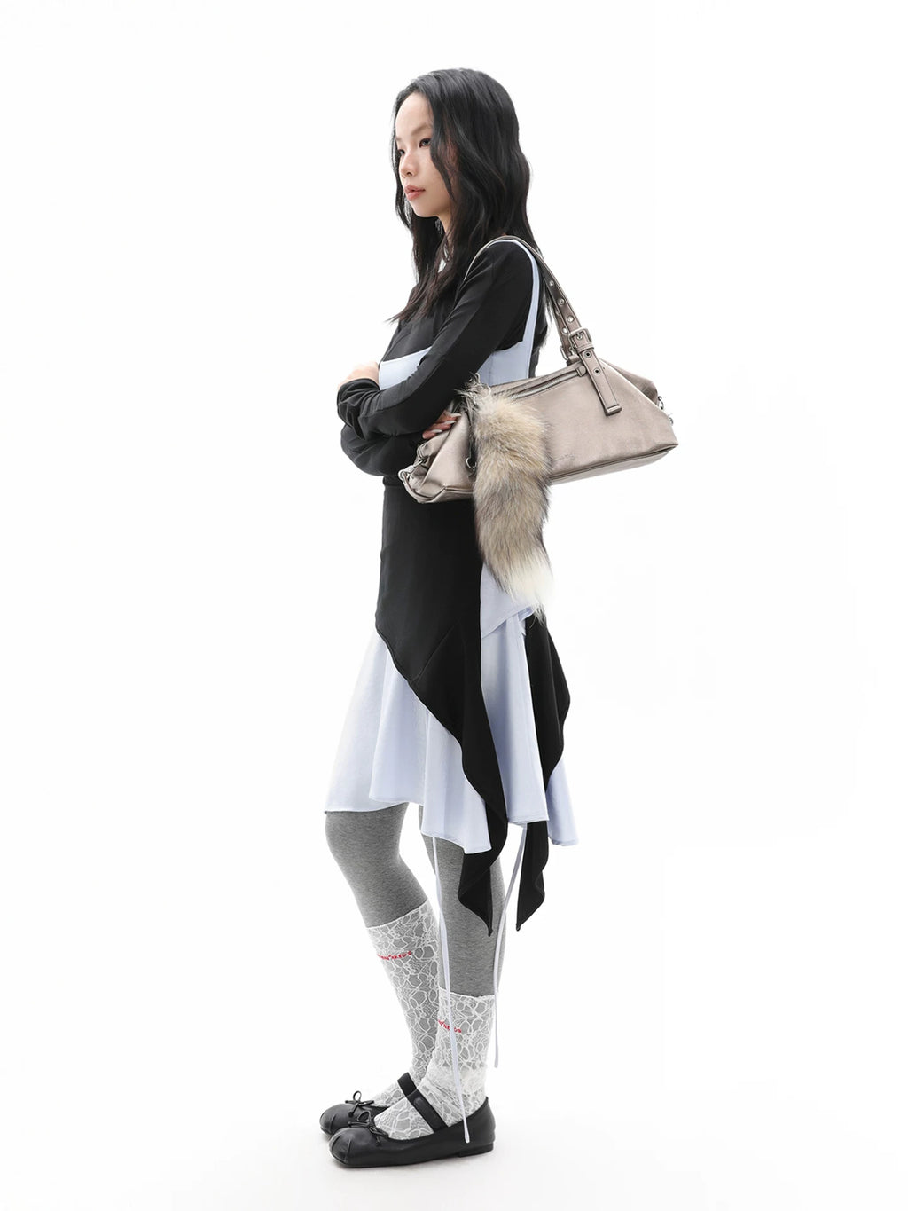 JANDRESS Casual Soft Leather Shoulder Armpit Bag