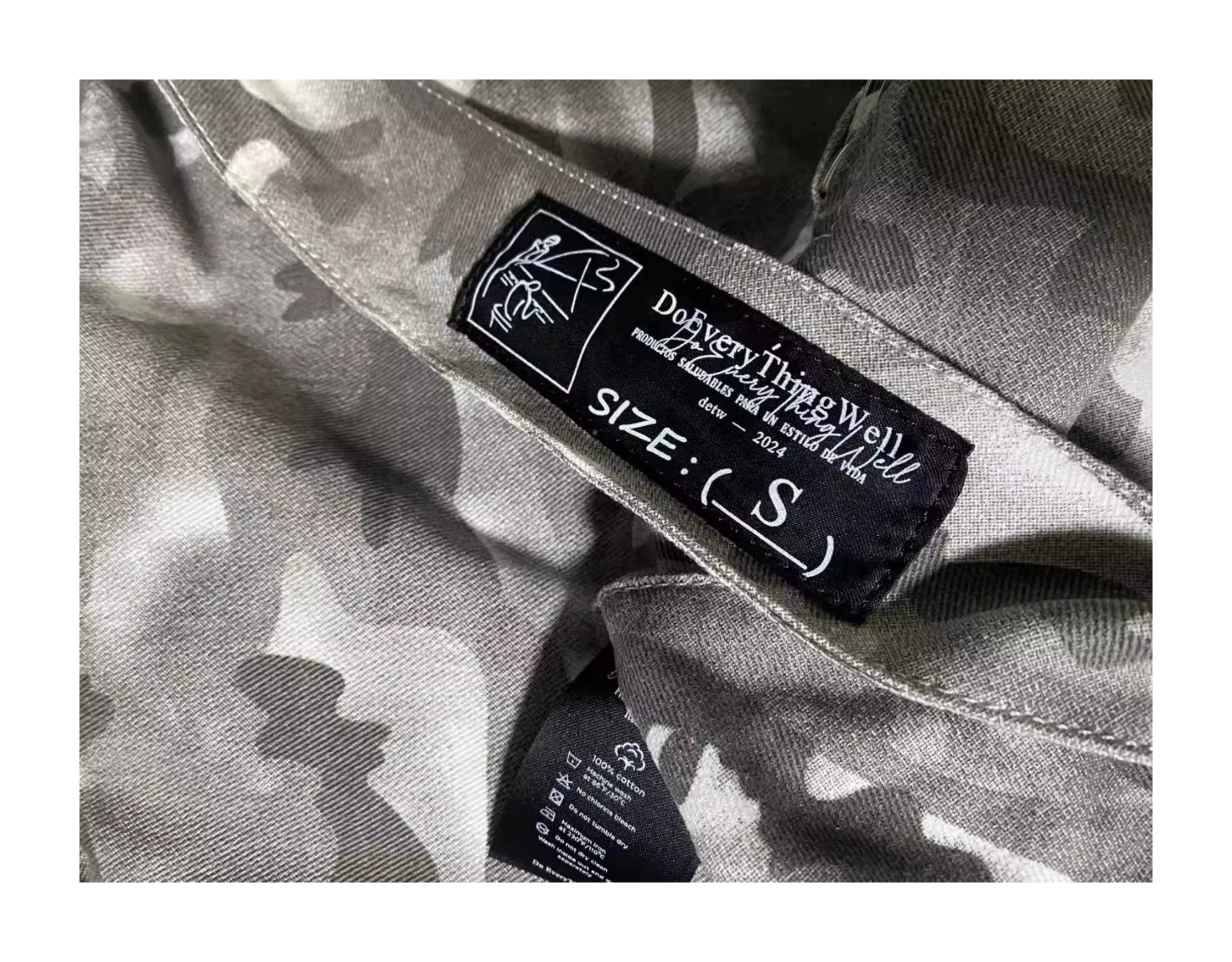 DETW24SS custom camouflage fabric integrated large-capacity pose backpack