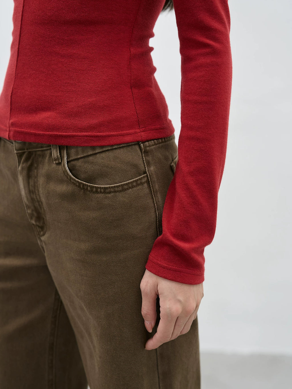 EIGHTHMONTH Niche Fashion Slim Long Sleeves