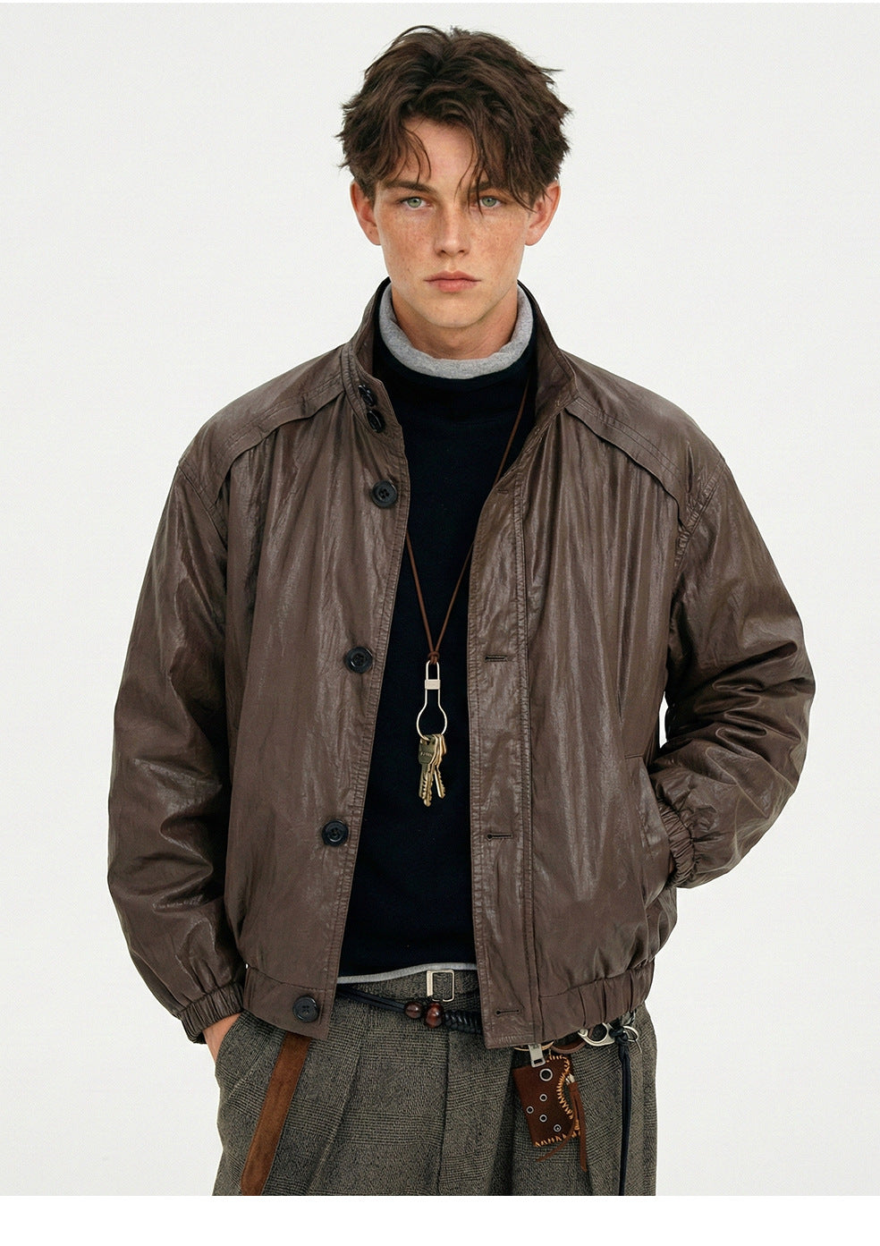MADEEXTREME Versatile Stand-up Collar Casual Jacket