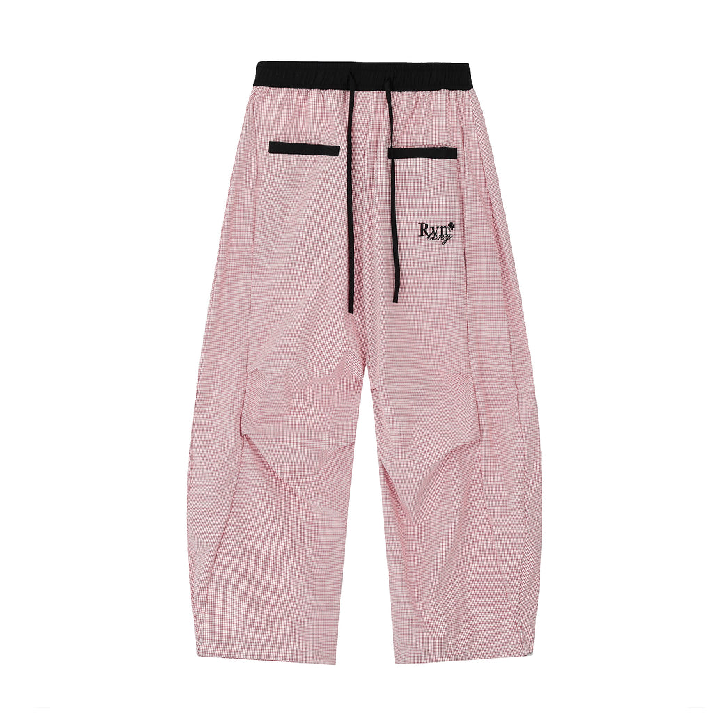 BLACKLISTS Contrast Striped Pleated Wide-leg Scimitar Pants