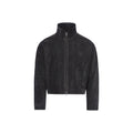 SOUTHFISH Stand-up Collar Retro Micro-gloss Short Jacket