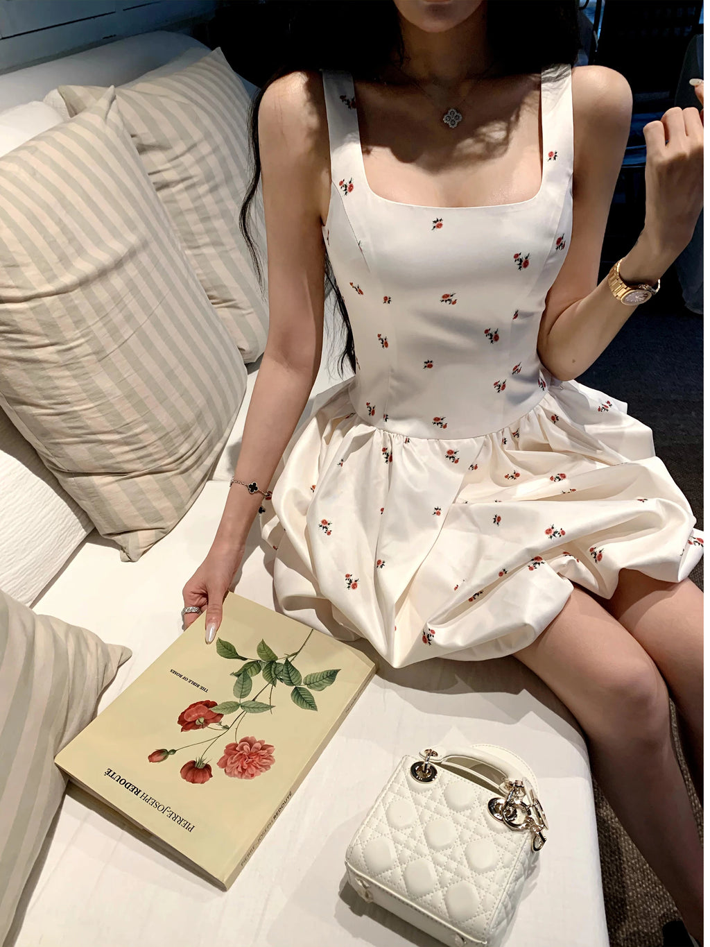 Barb Chill Waist Suspender Dress