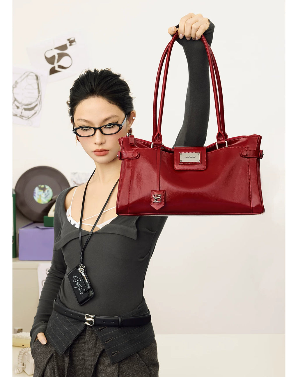 SmoSmos Temperament Trendy Versatile Commuter Armpit Bag