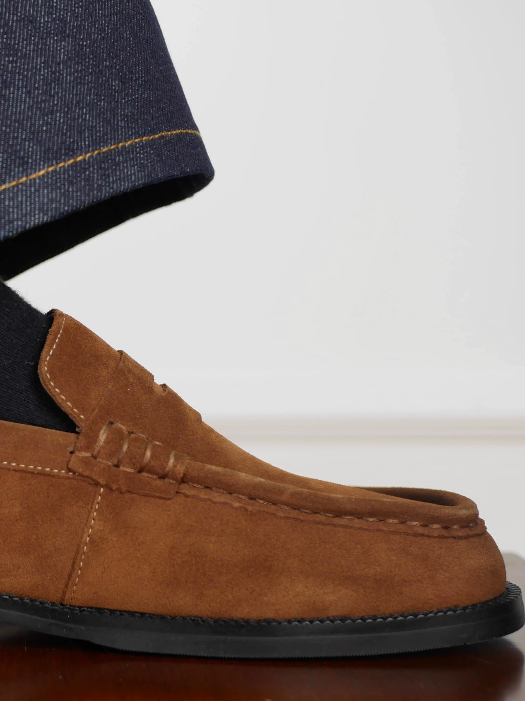 NO LOGO Loafers One-pedal Leather Shoes