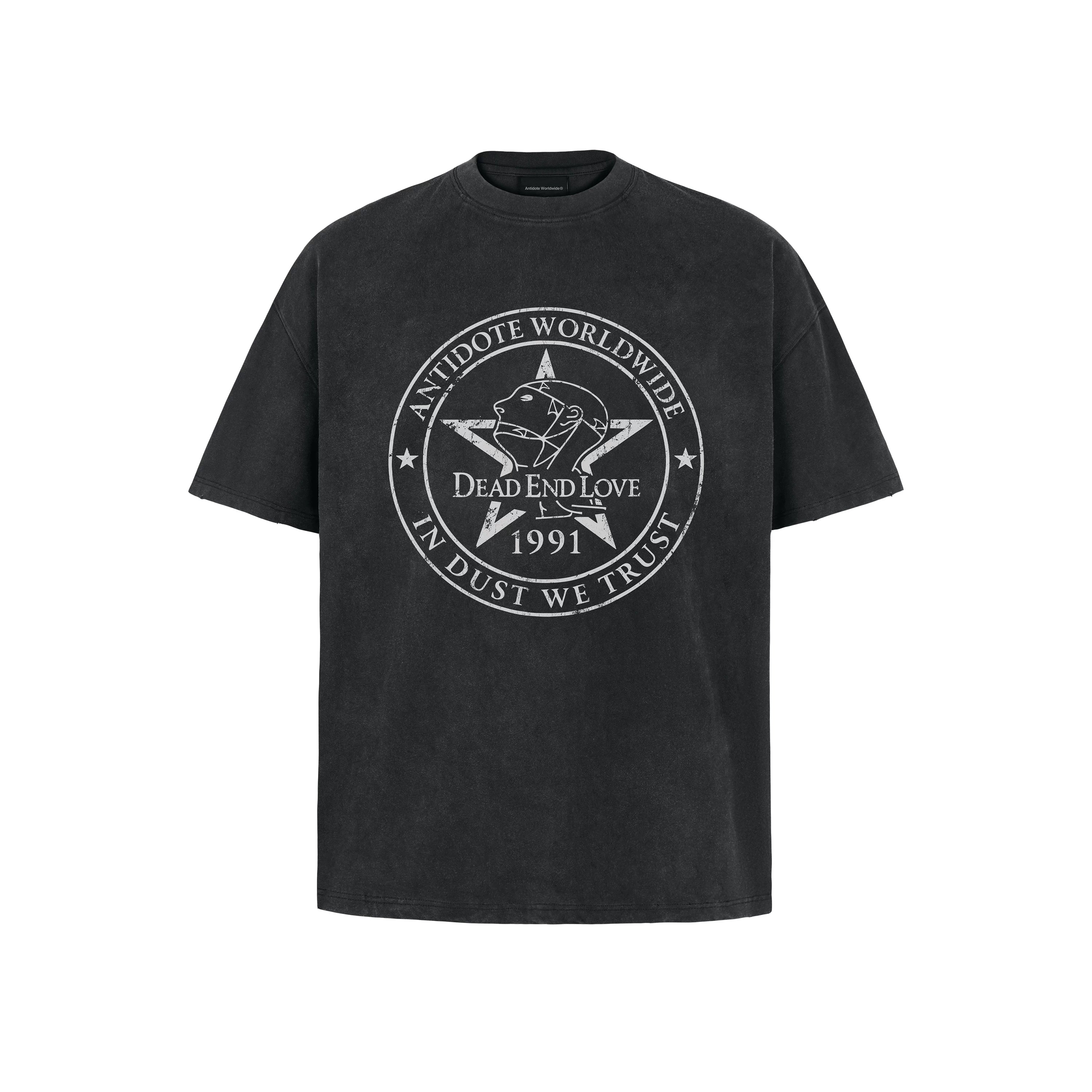 ANTIDOTE Head Symbol Wear Print Casual Tee
