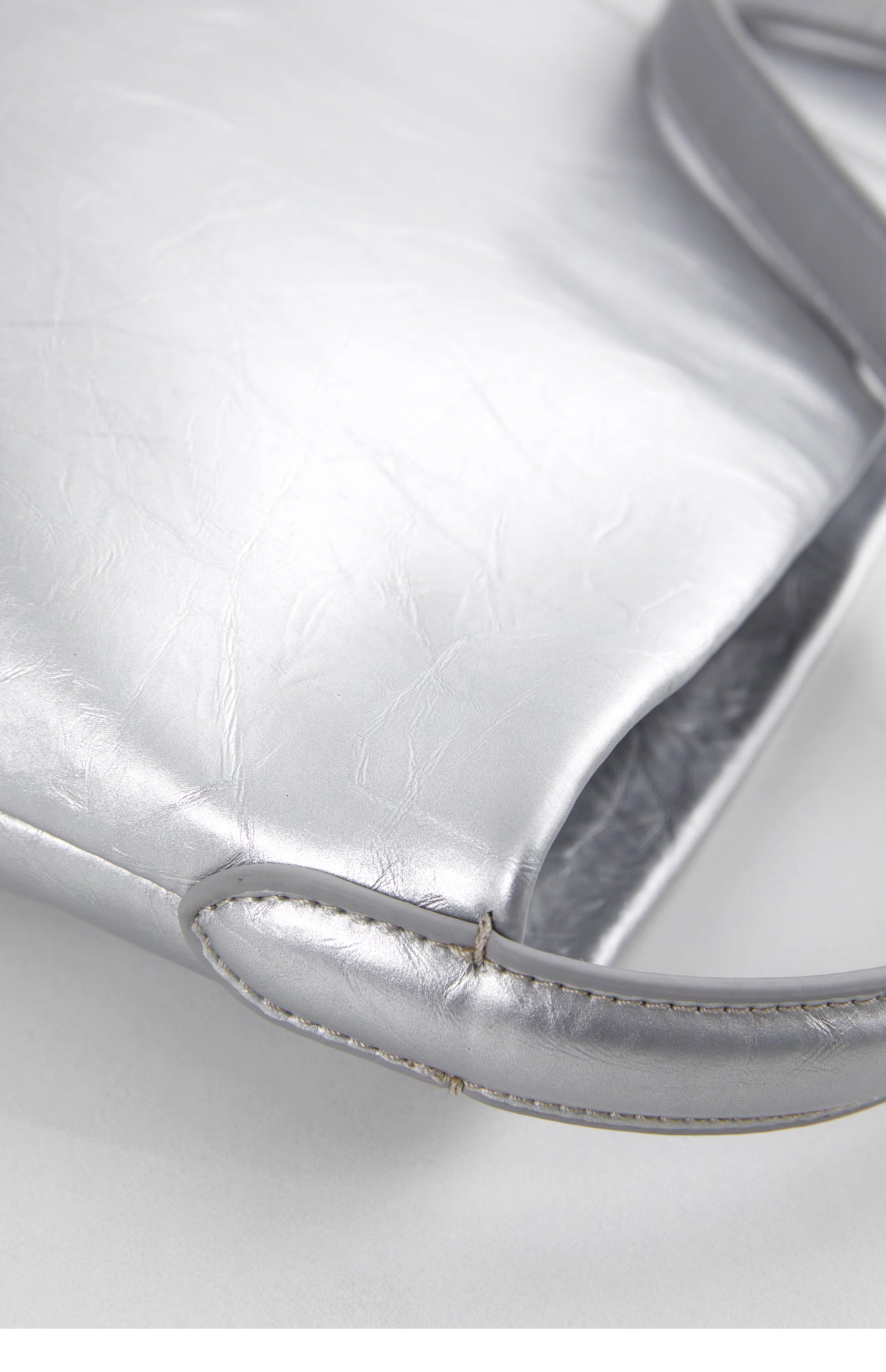 DirtySix Jill COW Split Leather big pocket cowhide soft oversize lazy wind messenger bag