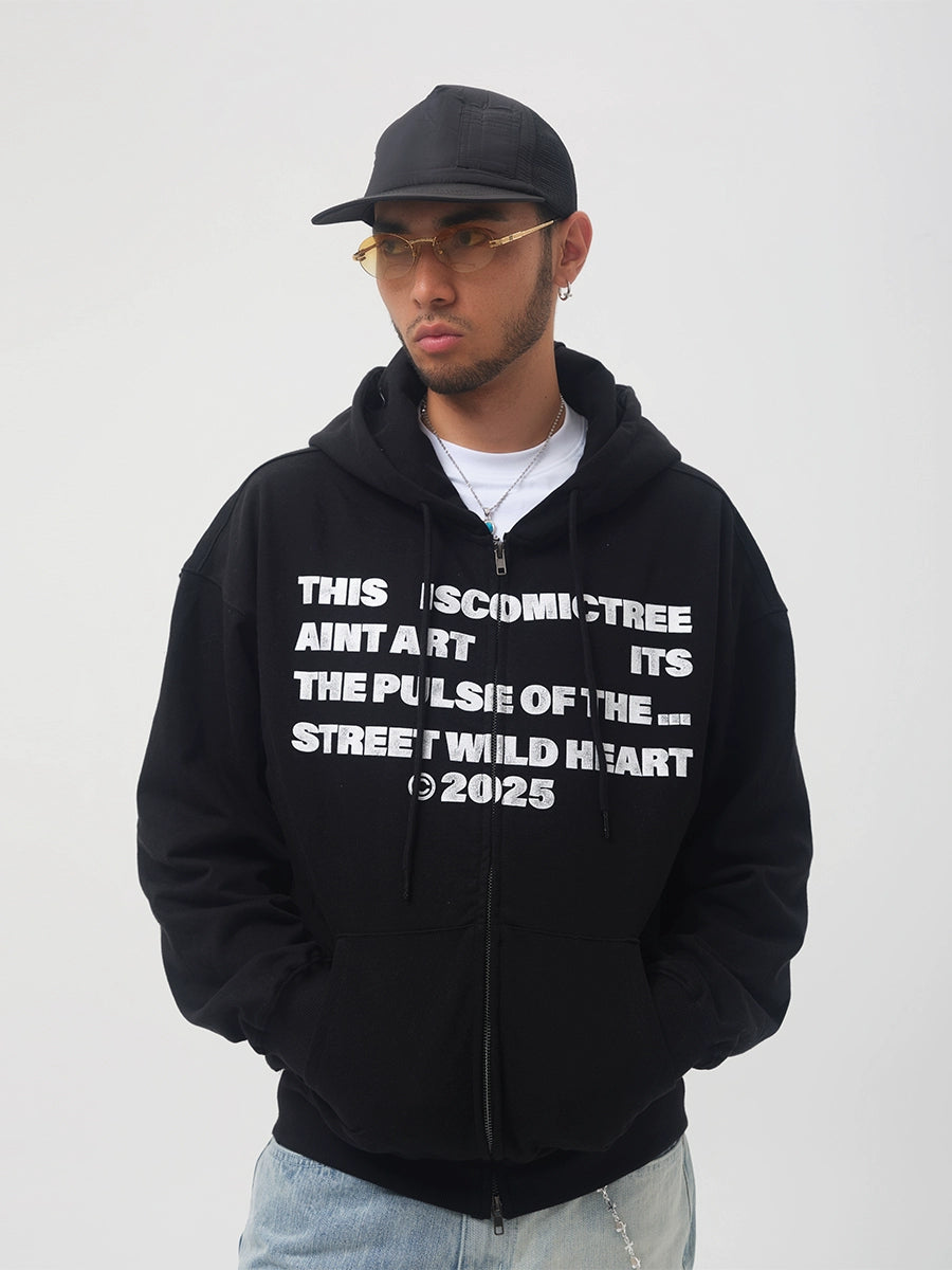 ComicTree Full of Old Zip Sweater